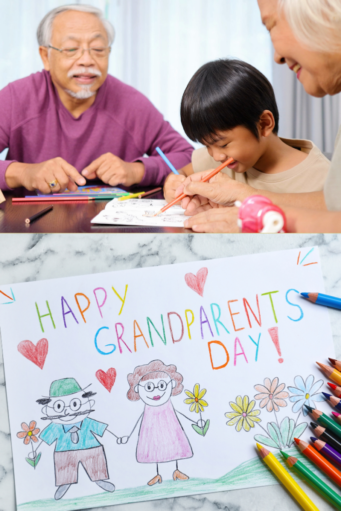 Grandparent sharing a warm, everyday moment with family at home in Newport Beach